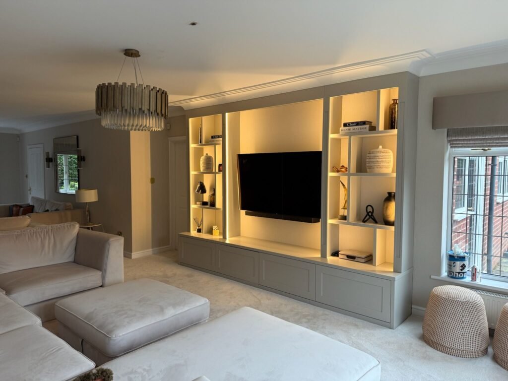 Bespoke Media Walls in the United Kingdom – Modern Living Spaces by Renoserveliving